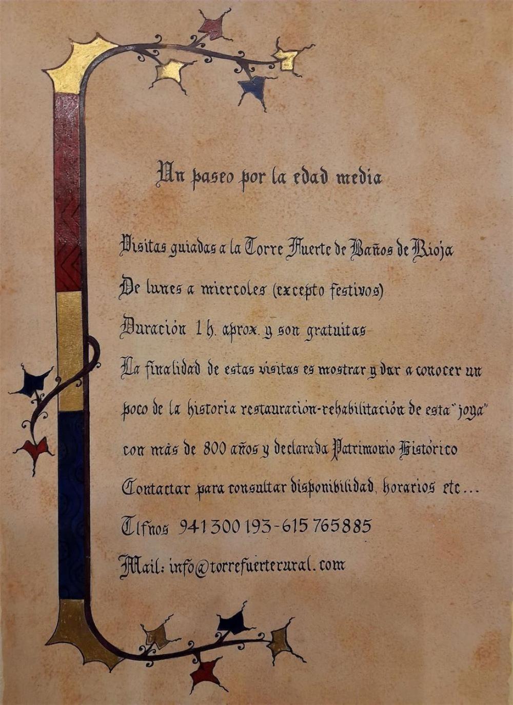 Torre Fuerte Siglo XIII ξενώνας Banos de Rioja Εξωτερικό φωτογραφία
